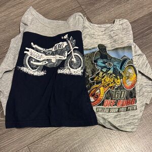 The Children's Place Off-Road Adventure Tees - Gray & Navy